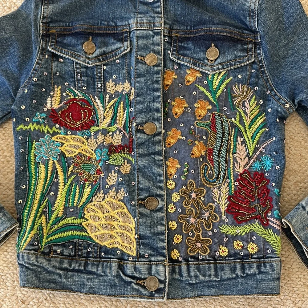 Antica Sartoria by Giacomo Cirque Jean Jacket - Picture 2 of 5